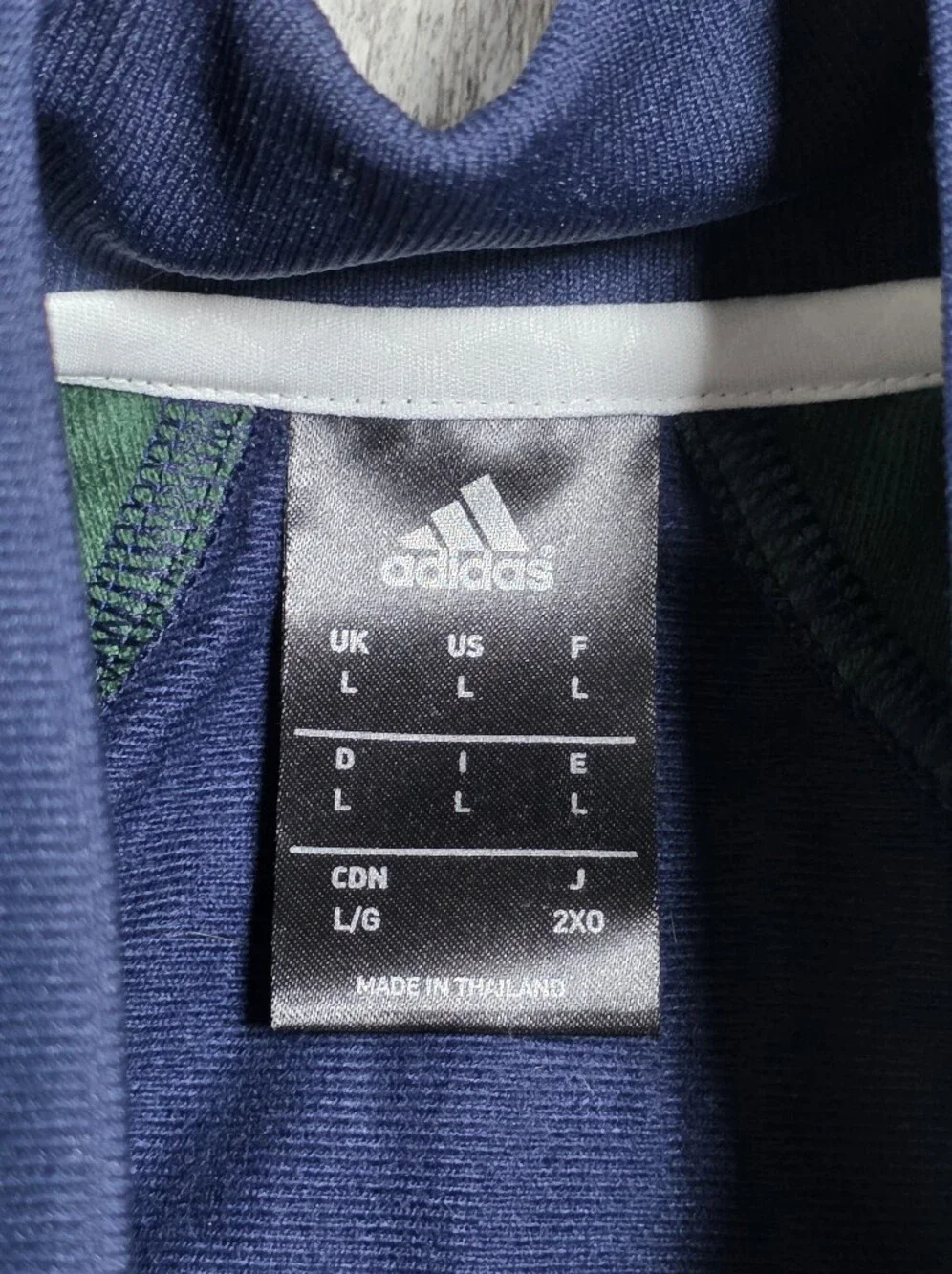 Adidas Utah Jazz Offical 2013 On-court Full Zip Jacket Sz Lg